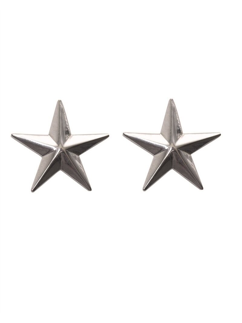 MIL-TEC US 1 Star Gen Rank Insignia sidabrinė MIL-TEC US 1 Star Gen Rank Insignia sidabrinė