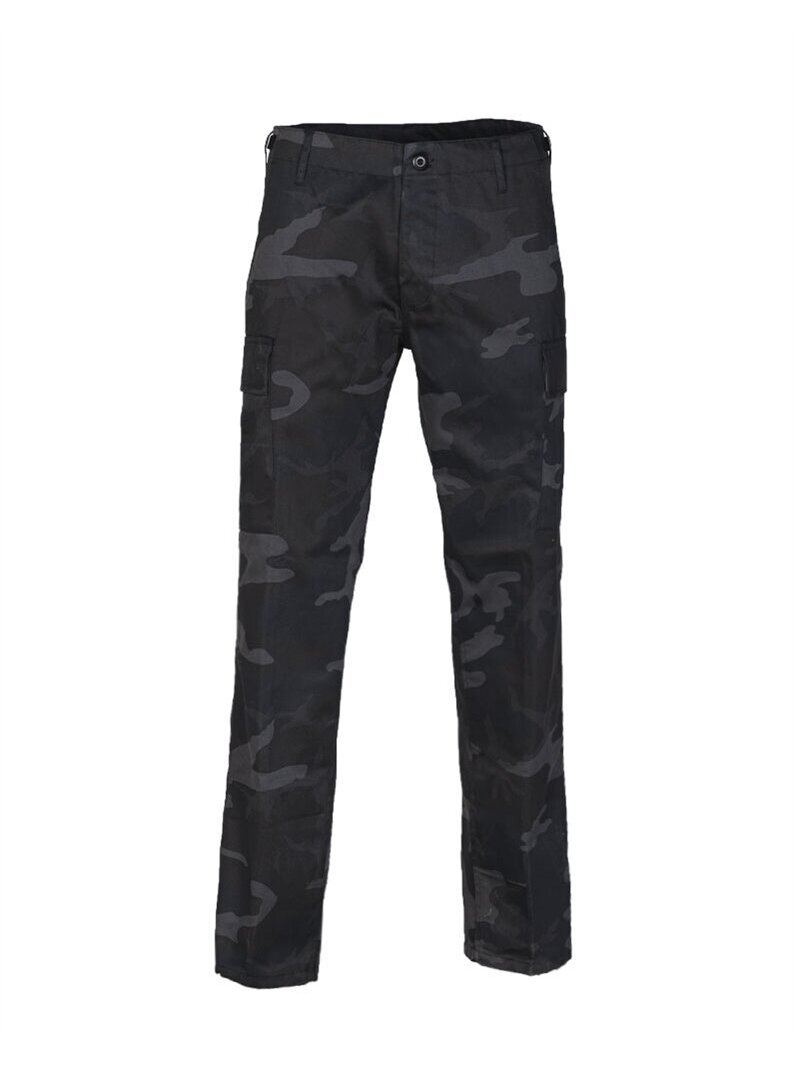 MIL-TEC US BDU taktinės kelnės Straight Cut juodos MIL-TEC US BDU taktinės kelnės Straight Cut juodos