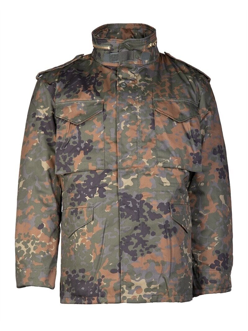 MIL-TEC taktinė M65 striukė su išimamu pamušalu juoda