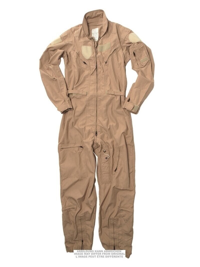 MIL-TEC Us Flight Coverall Flame-retardent Used 91172050 chaki