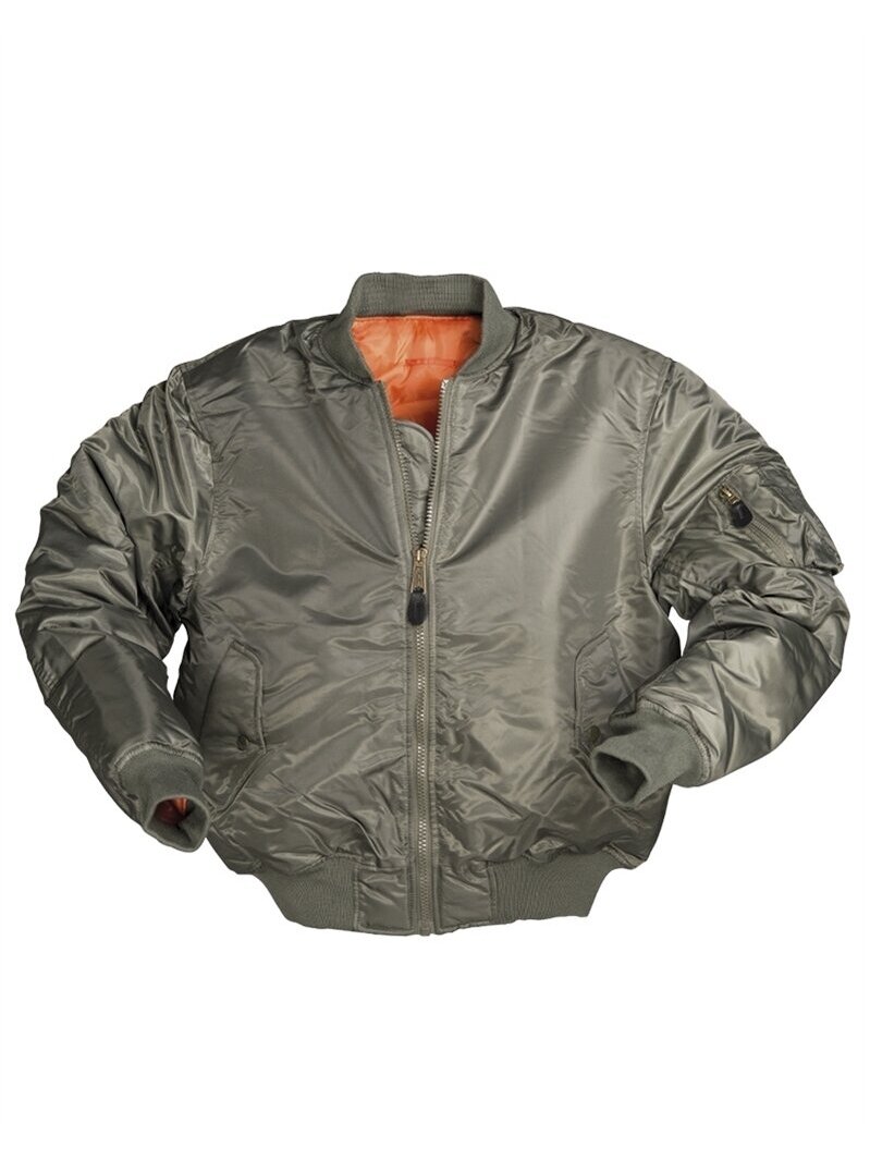 MIL-TEC US Flight Jacket 'MA1® Style' alyvžalia