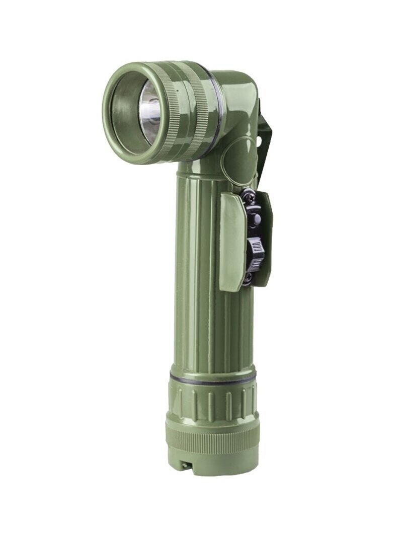 MIL-TEC žibintuvėlis US Large (2D) Anglehead alyvžalia