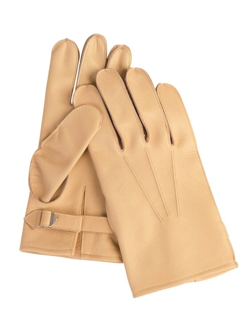MIL-TEC US Leather Paratrooper pirštinės (repro) juodos
