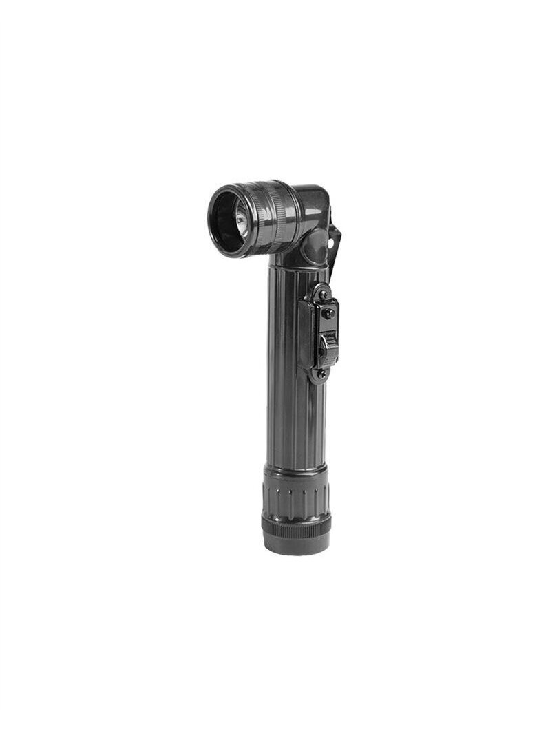 Mil-Tec JAV LED mažas kampinis žibintuvėlis 15143002, juoda