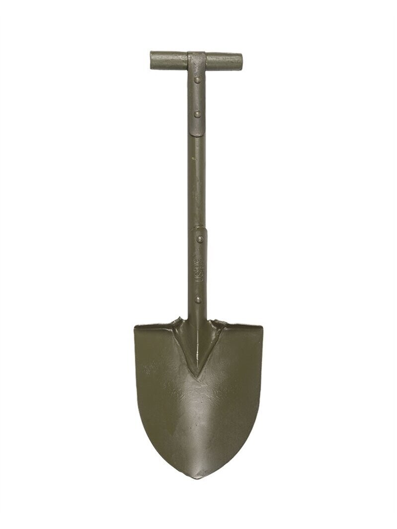 MIL-TEC kastuvas US M10 T-rankenėlė (repro) juodas MIL-TEC kastuvas US M10 T-rankenėlė (repro) juodas