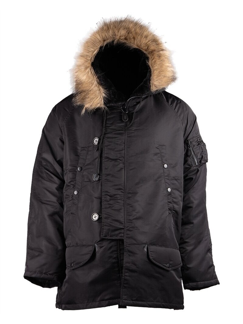 MIL-TEC US N3B Parka juoda