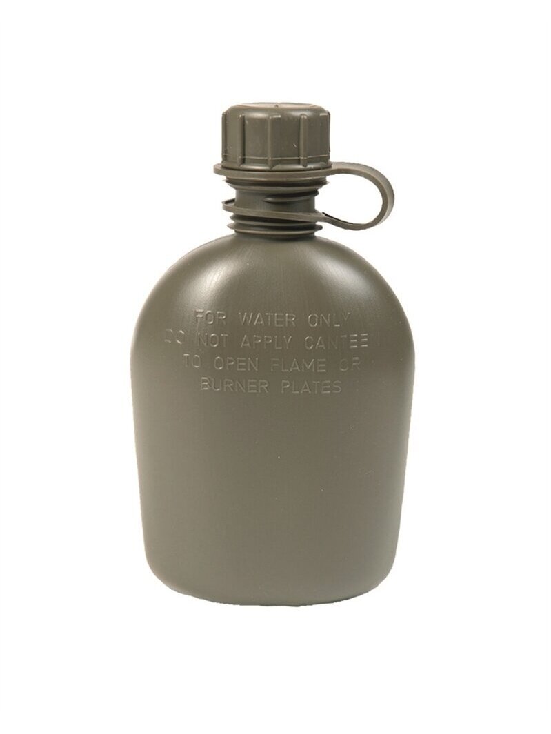 MIL-TEC plastikinis kanistelis 1qt be dangčio alyvžalia