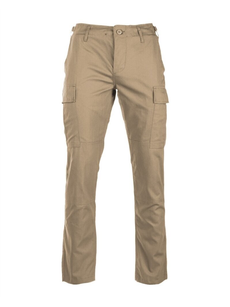 MIL-TEC US R/S BDU lauko kelnės "Slim Fit" chaki