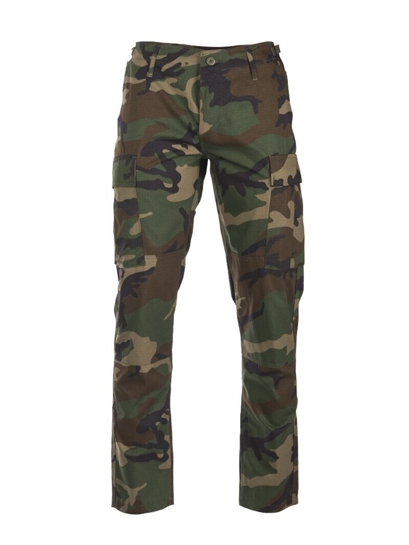 MIL-TEC US R/S BDU lauko kelnės "Slim Fit" alyvžalia MIL-TEC US R/S BDU lauko kelnės "Slim Fit" alyvžalia