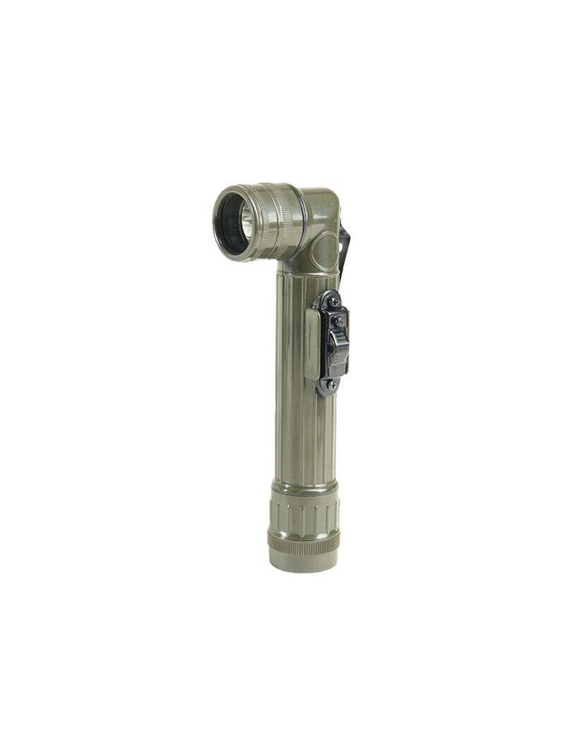 MIL-TEC US Small Led Anglehead žibintuvėlis 15143001 alyvžalia