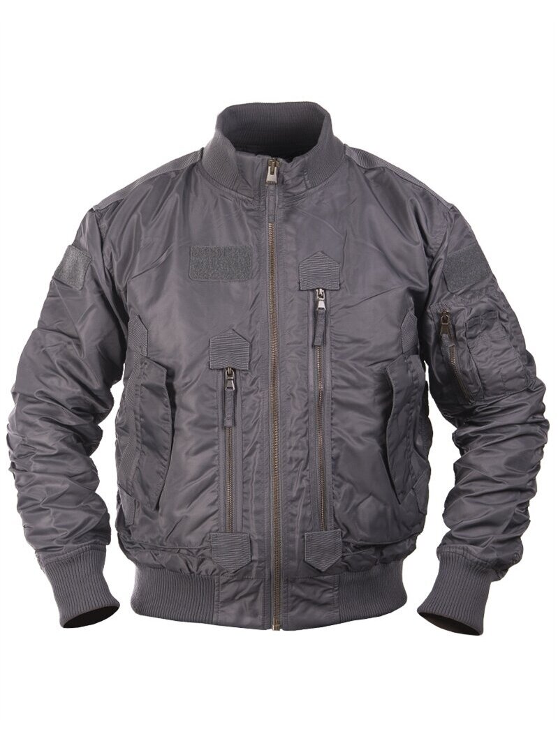 MIL-TEC US Urban Tactical Flight Jacket 10404608 pilka MIL-TEC US Urban Tactical Flight Jacket 10404608 pilka