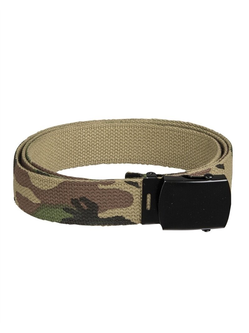 MIL-TEC taktinis diržas iš medvilnės Web Belt juodas
