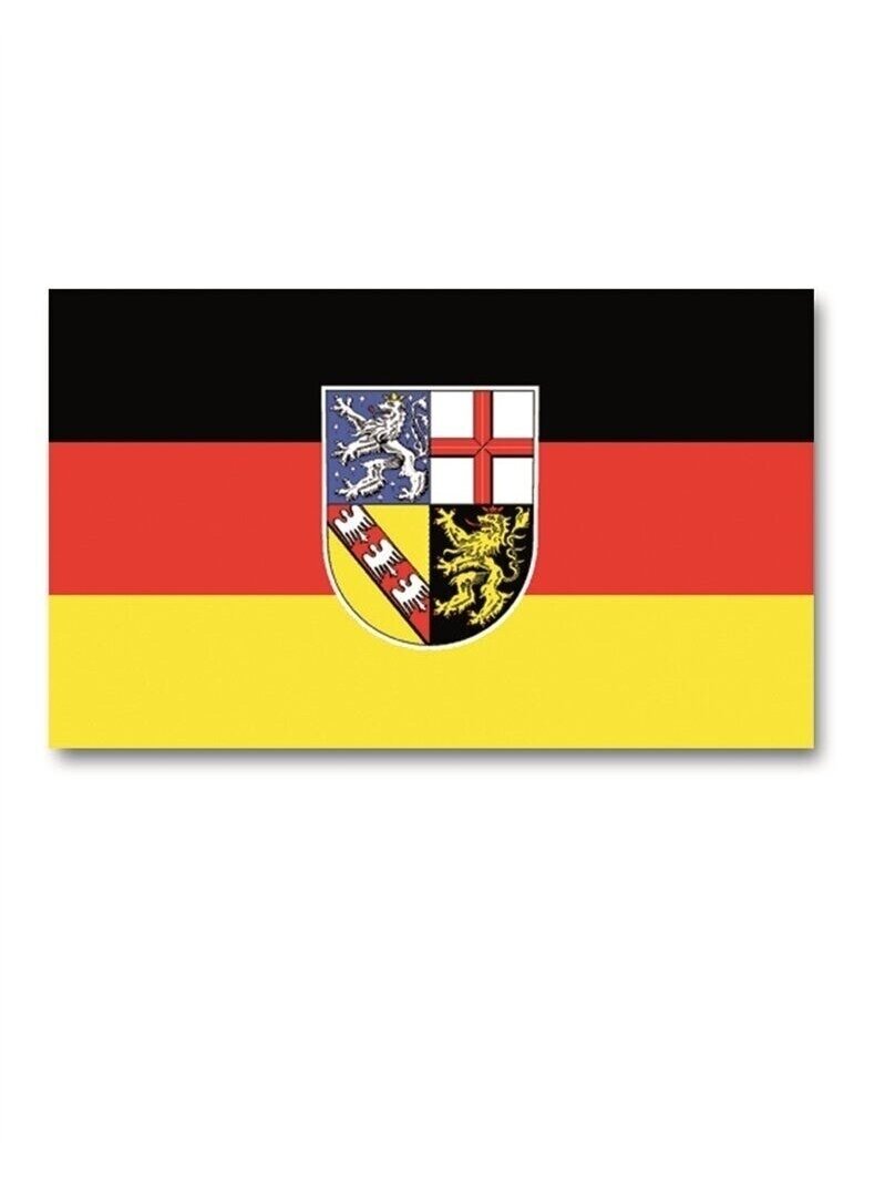 MIL-TEC vėliava Saarland juoda 90x150cm