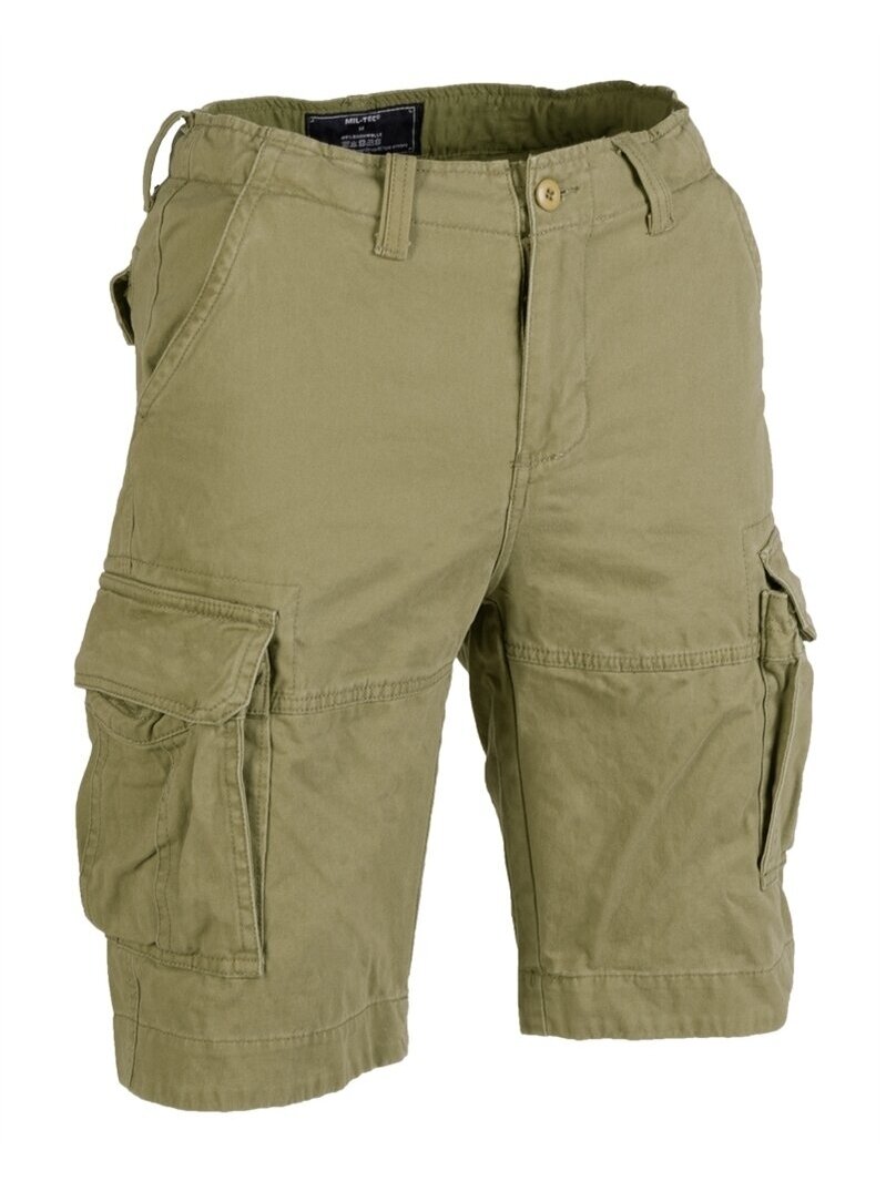 MIL-TEC Vintage Shorts Prewash 11404101 alyvžalia