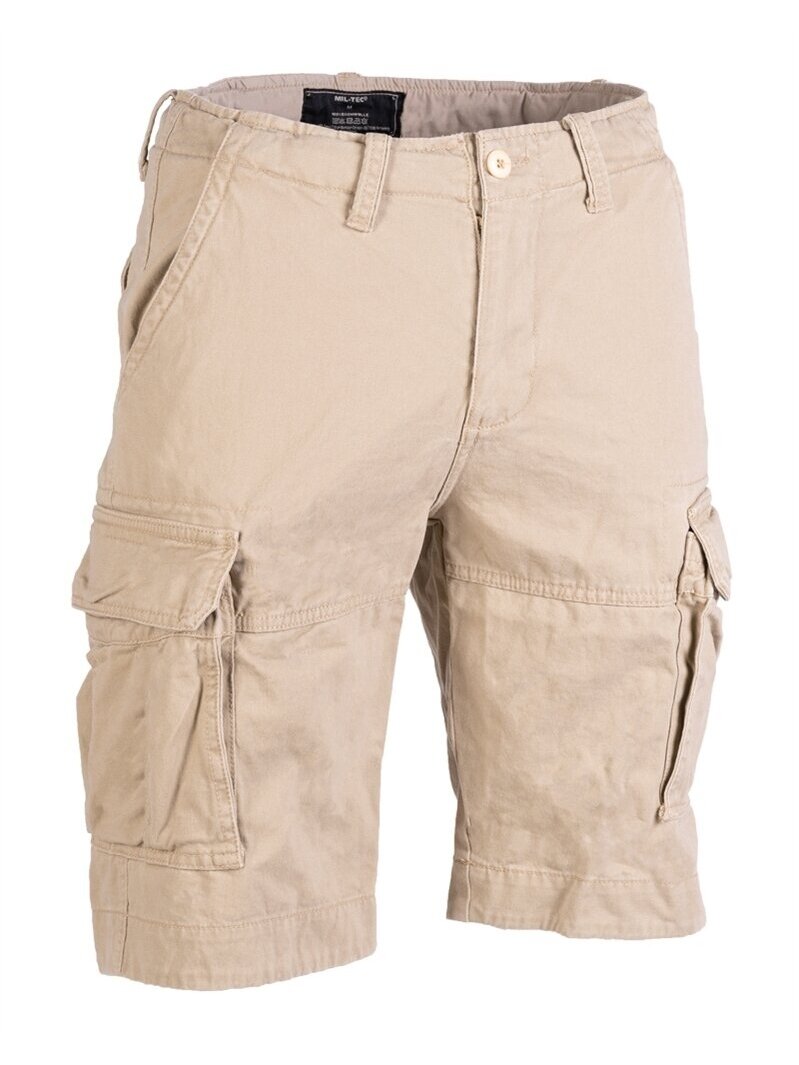 MIL-TEC Vintage Shorts Prewash 11404104 chaki