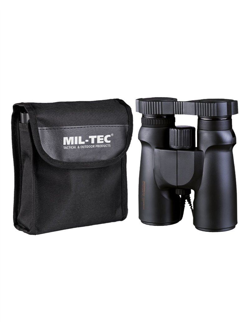 MIL-TEC vandeniui atsparios žiupsnes 8x42 juoda MIL-TEC vandeniui atsparios žiupsnes 8x42 juoda