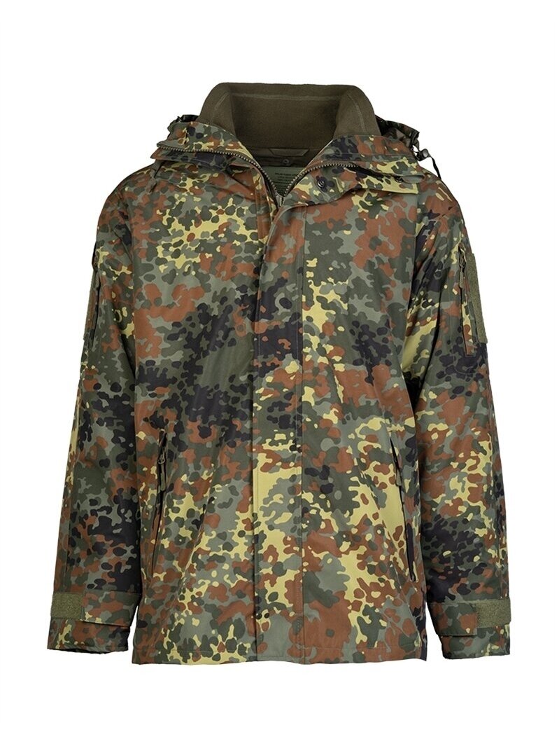 MIL-TEC Wet Weather Jacket W/fleece Liner Gen.ii 10616021 flectar nuo lietaus striukė su fleece pamušalu
