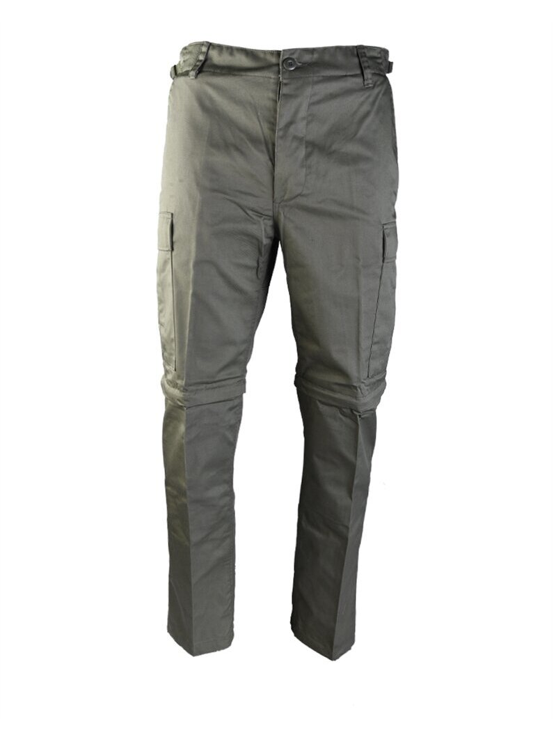 MIL-TEC Zip-off BDU stiliaus kelnės 11510001 alyvžalia MIL-TEC Zip-off BDU stiliaus kelnės 11510001 alyvžalia
