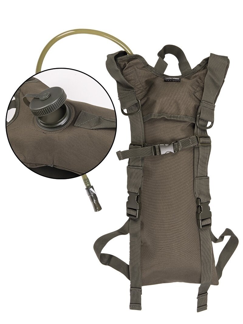 MIL-TEC Basic Water Pack su dirželiais 14537101 alyvžalia 1 MIL-TEC Basic Water Pack su dirželiais 14537101 alyvžalia 1