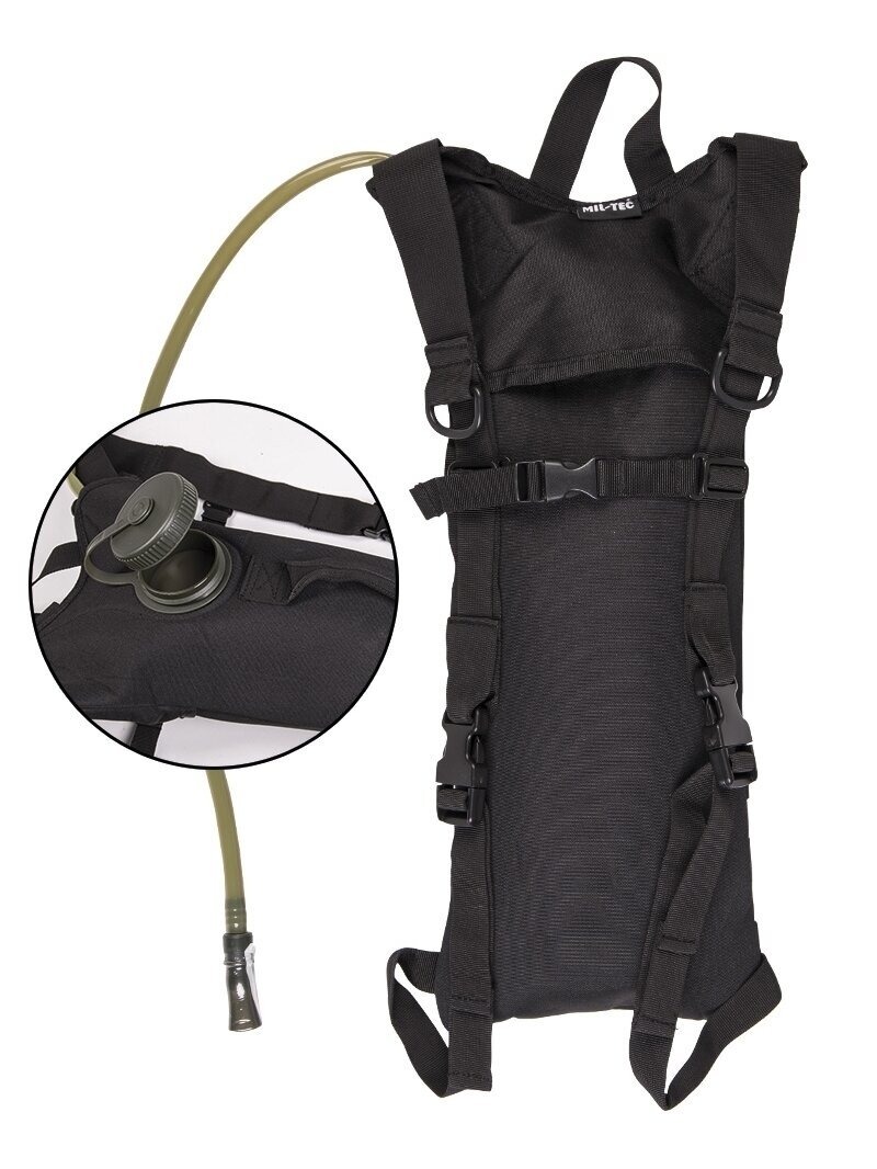 MIL-TEC Basic Water Pack su dirželiais 14537102 juoda 1 MIL-TEC Basic Water Pack su dirželiais 14537102 juoda 1