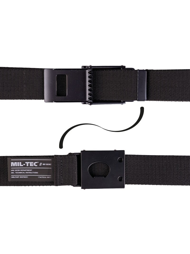 MIL-TEC Takinis diržas "Defense" Flex 40mm juoda 1 MIL-TEC Takinis diržas "Defense" Flex 40mm juoda 1
