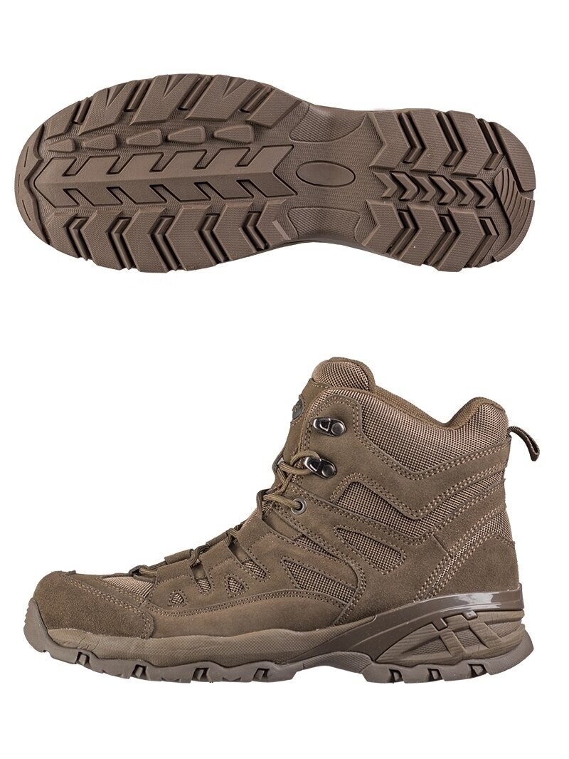 MIL-TEC Brown Squad Boots 5 Inch takriniai batai 12824009 1 MIL-TEC Brown Squad Boots 5 Inch takriniai batai 12824009 1