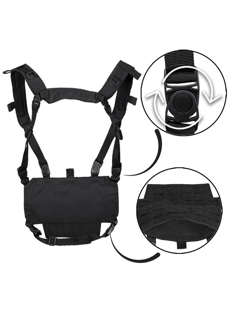 MIL-TEC Chest Rig Lightweight 13530402 juoda 1
