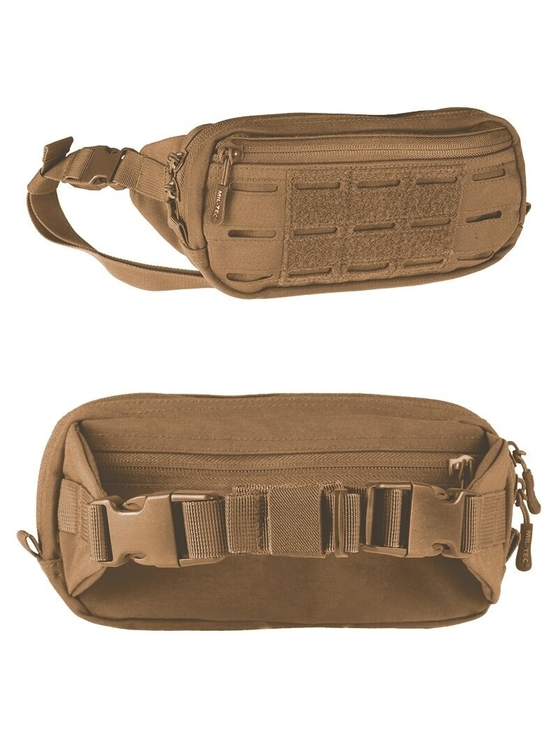 MIL-TEC Dark Fanny Pack Laser Cut kuprinė prie juosmens smėlinė 1