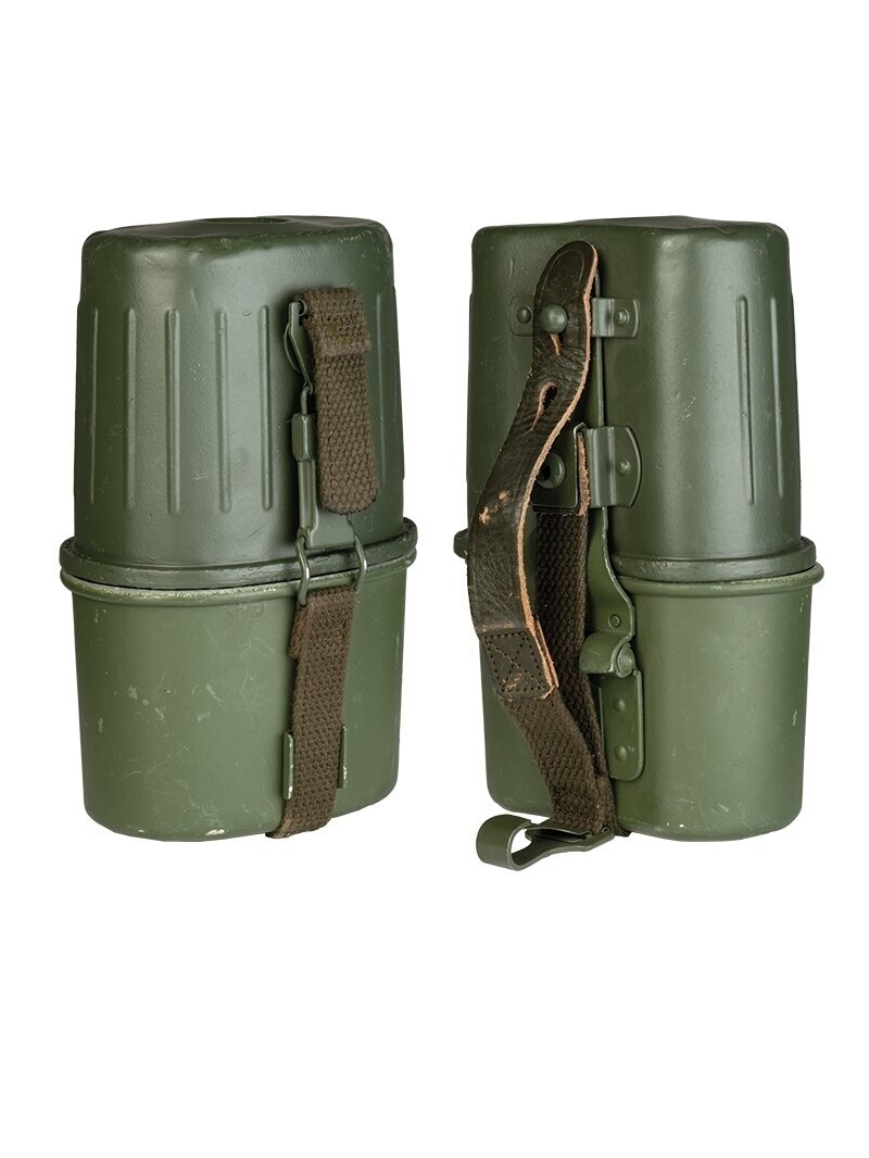MIL-TEC German Plastic Canteen With Cup Used 91450050 alyvžalia 1 MIL-TEC German Plastic Canteen With Cup Used 91450050 alyvžalia 1