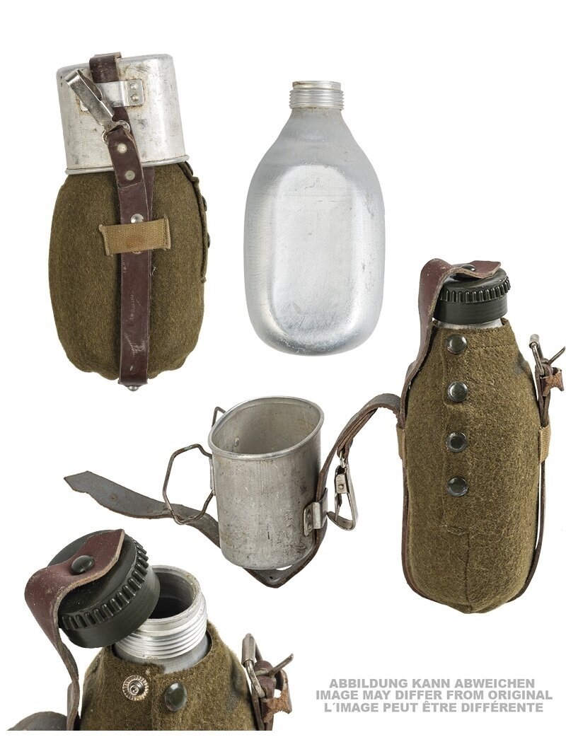 MIL-TEC Romanian Alu Canteen With Cup & Cover Used 91451530 1