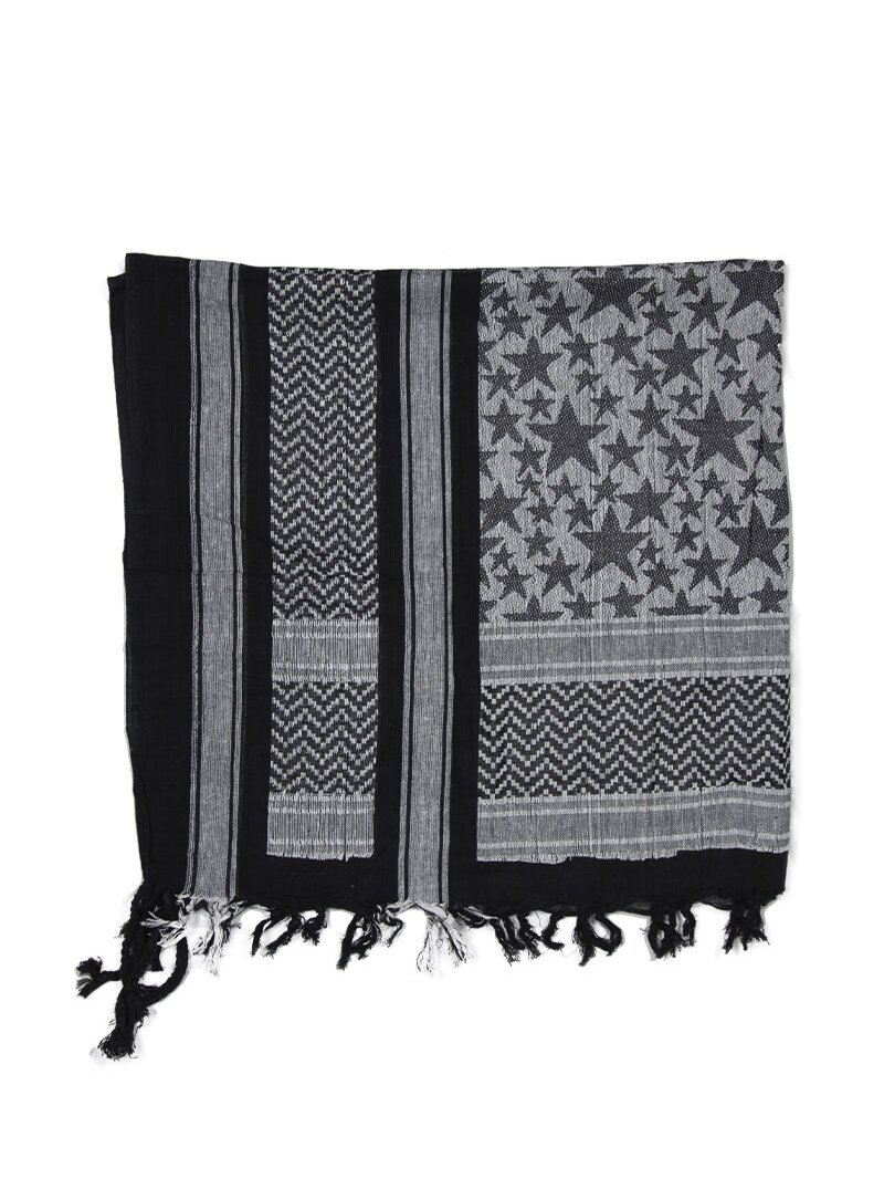 MIL-TEC Shemagh Scarf 'stars' 12609402 juoda 1 MIL-TEC Shemagh Scarf 'stars' 12609402 juoda 1