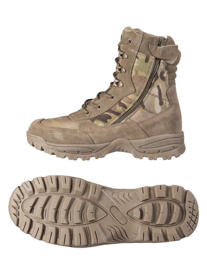 MIL-TEC taktiniai batai su YKK užtrauktuku 12822141 multicam 1 MIL-TEC taktiniai batai su YKK užtrauktuku 12822141 multicam 1