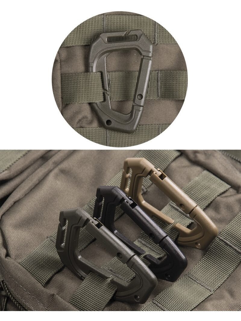 MIL-TEC taktinis karabinas Molle (2 vnt./blisteris) alyvžalia 1 MIL-TEC taktinis karabinas Molle (2 vnt./blisteris) alyvžalia 1