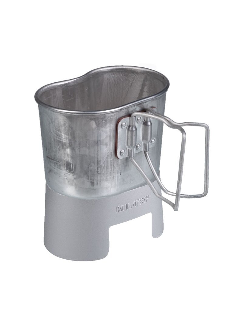 MIL-TEC puodelio stovas US Canteen Cup Stand 14917000 smėlinė 1 MIL-TEC puodelio stovas US Canteen Cup Stand 14917000 smėlinė 1