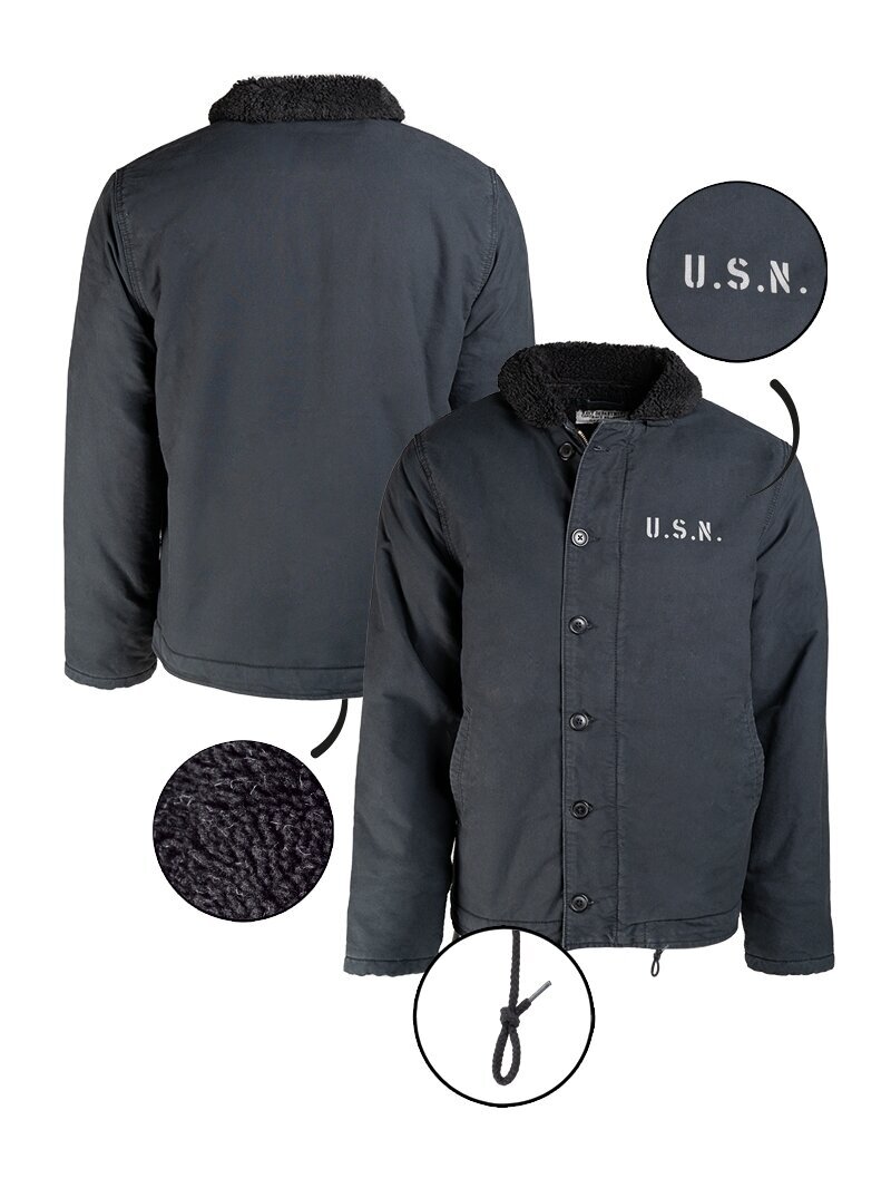 MIL-TEC US Deck Jacket N-1 mėlyna 1
