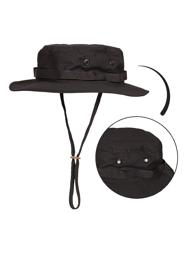 MIL-TEC US GI Boonie Hat 12325002 juoda 1 MIL-TEC US GI Boonie Hat 12325002 juoda 1