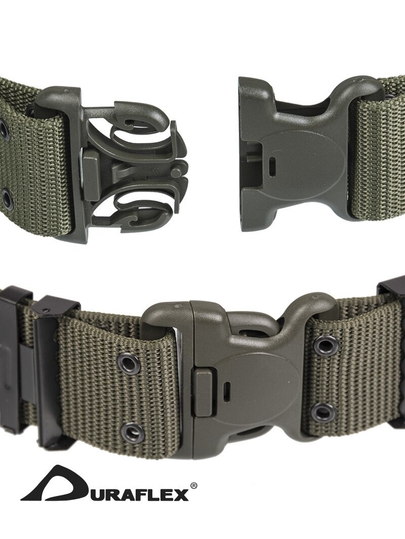 MIL-TEC US LC2 taktinis diržas su Duraflex® sagtimi alyvžalia 1