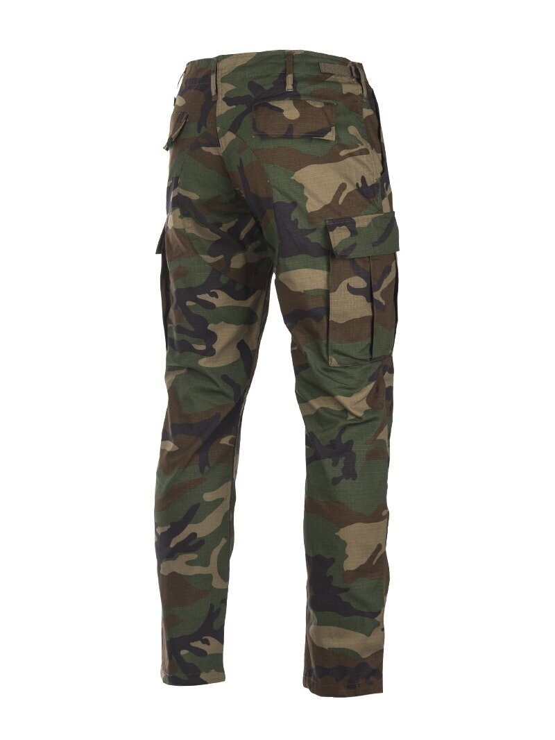 MIL-TEC US R/S BDU lauko kelnės "Slim Fit" alyvžalia 1