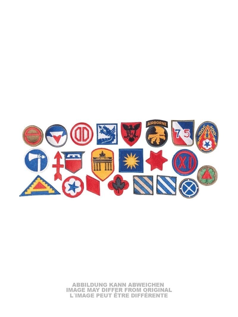 MIL-TEC Us Textil Insignia Assortment Orig.wwii (25pcs.) 91715610 MIL-TEC Us Textil Insignia Assortment Orig.wwii (25pcs.) 91715610