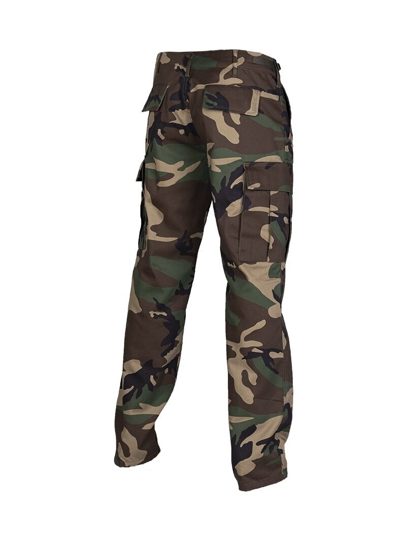 MIL-TEC taktinės kelnės US W/L BDU Style Field Pants Straight Cut ranger alyvžalia 1