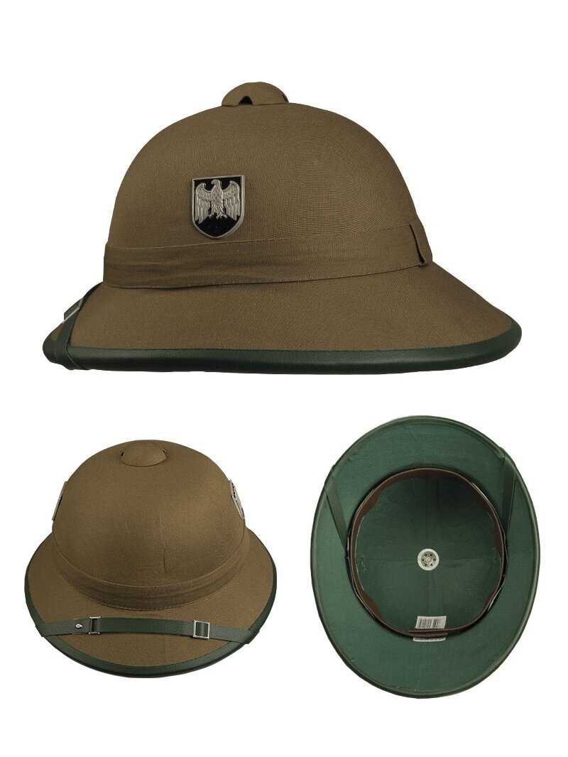 MIL-TEC WWII Tropinė Šalma su Akiniais Repro 16687500 smėlinė 1