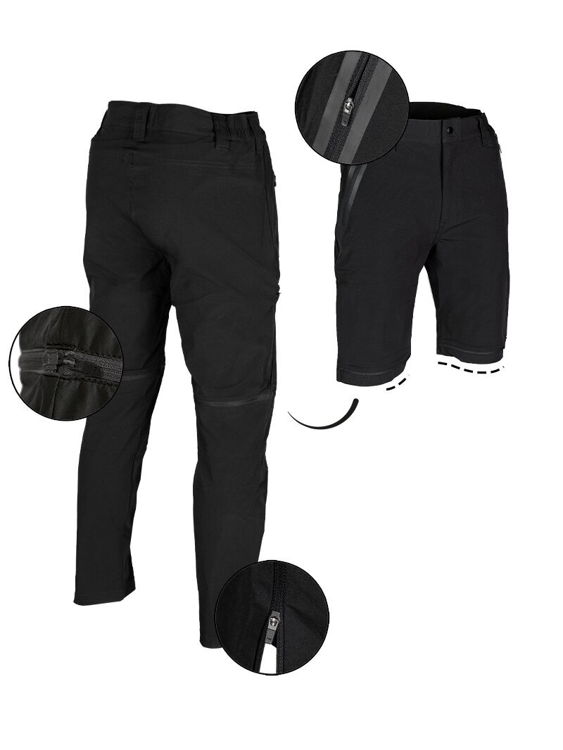 MIL-TEC Zip-off Pants 'performance' kelnės juoda 1