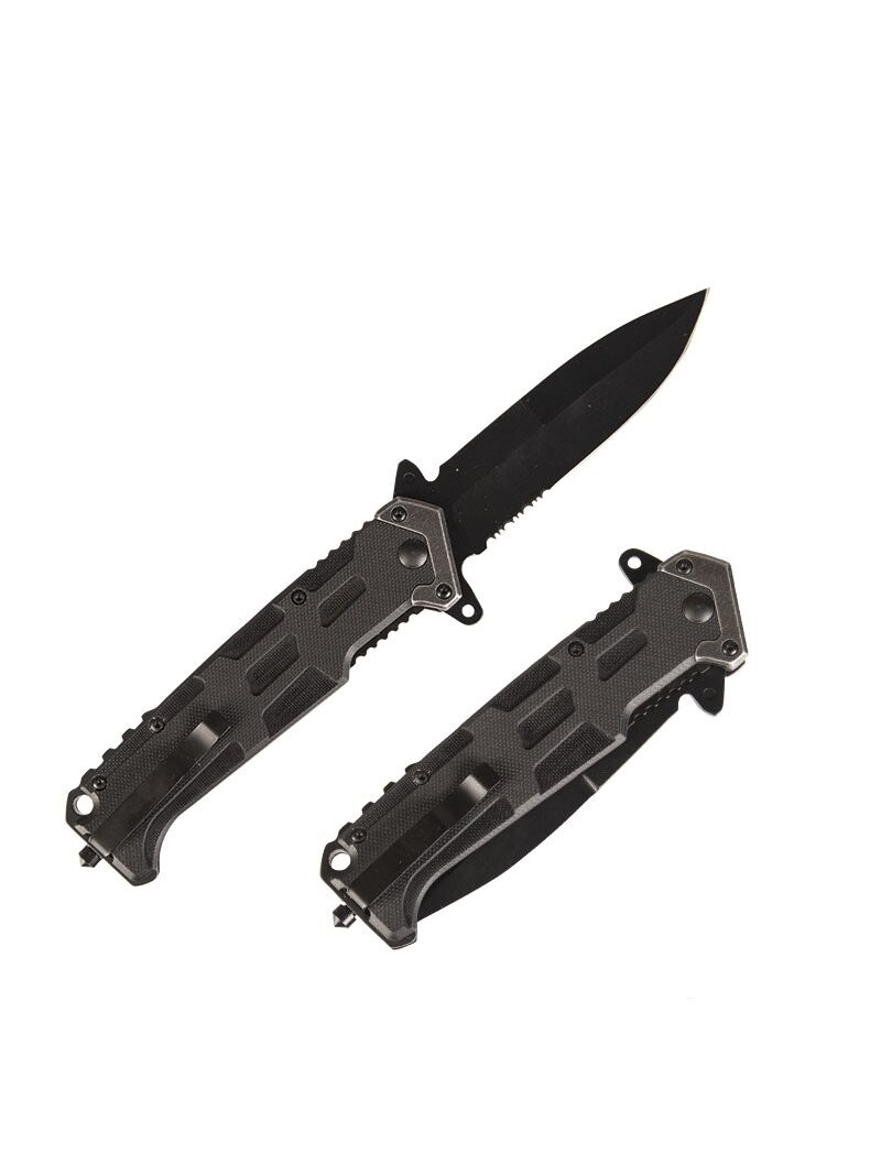 MIL-TEC Assault Knife 15325500 juoda 1