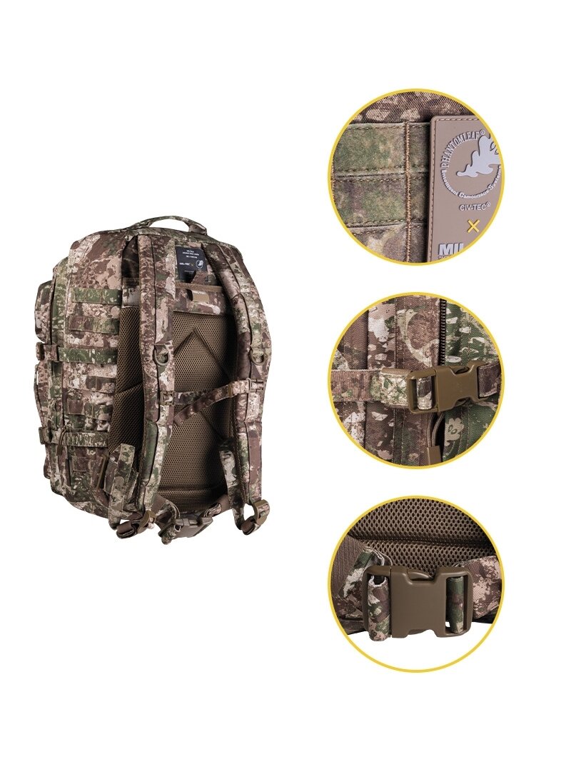 Mil-Tec Assault kuprinė Large 36L, WASP I Z2 Mil-Tec Assault kuprinė Large 36L, WASP I Z2