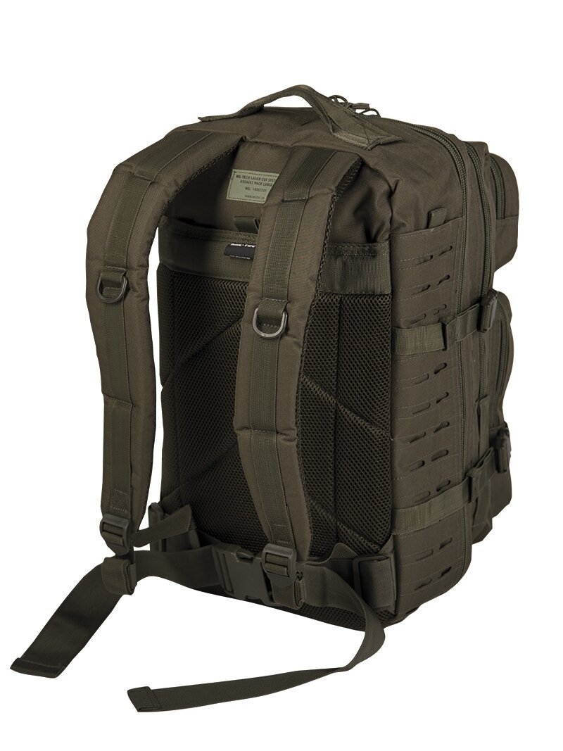 Mil-Tec Laser Cut Assault kuprinė Large 36L, alyvžalia