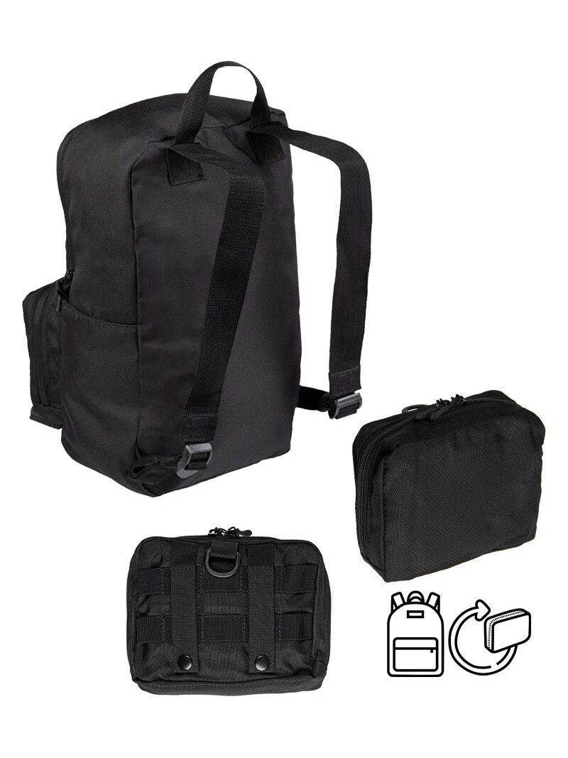 Mil-Tec Ultra Compact Assault kuprinė, juoda Mil-Tec Ultra Compact Assault kuprinė, juoda