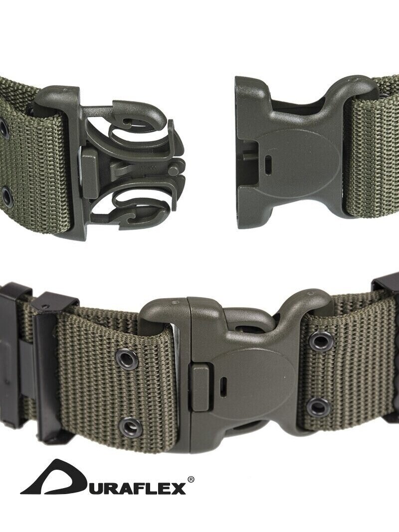Mil-Tec JAV LC2 kovinis diržas su Duraflex® sagtimi 13312001, alyvžalia 1