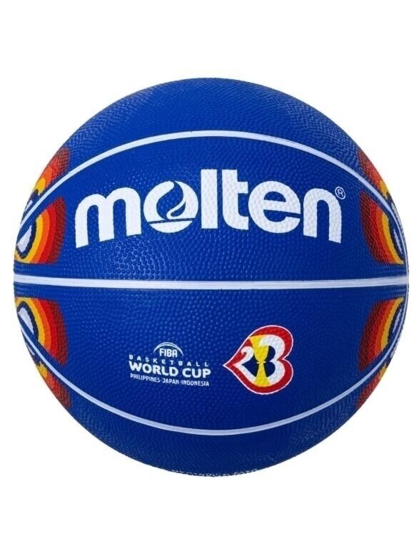 MOLTEN Krepšinio kamuolys B7C1600-M3P 7 Mėlynas MOLTEN Krepšinio kamuolys B7C1600-M3P 7 Mėlynas