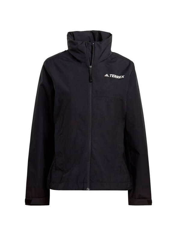 Adidas Terrex Rain RDY moteriška striukė juoda GI7171 1 Adidas Terrex Rain RDY moteriška striukė juoda GI7171 1