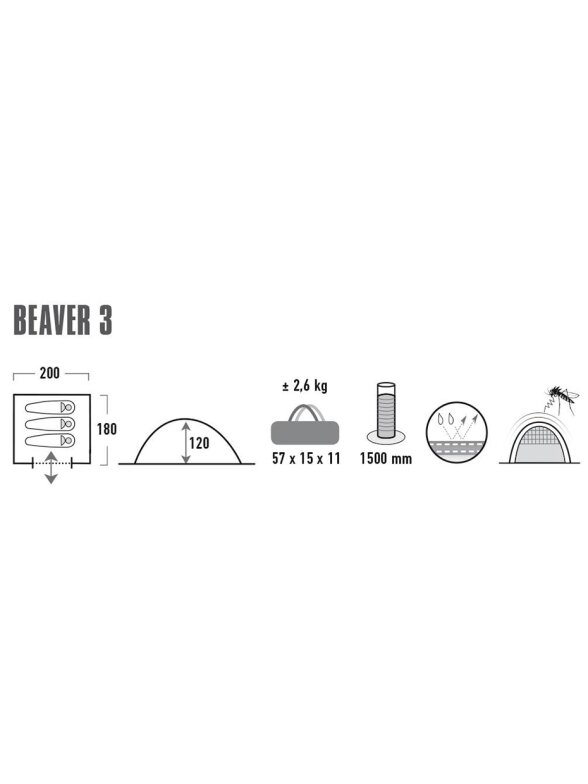 Namiot High Peak Beaver 3 10322 5